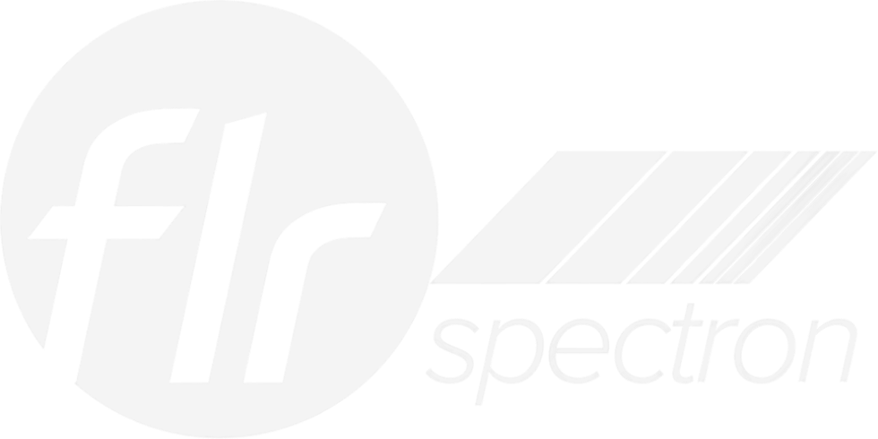 FLR Spectron logo white